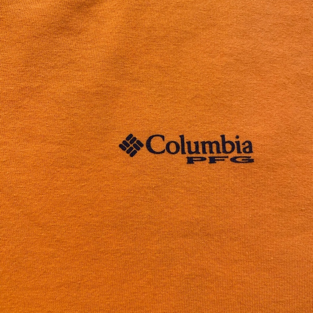 Columbia Men's Orange T-Shirt L - Picture 3 of 7